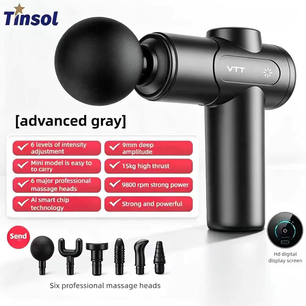 Health Wellness - مسدس تدليك كهربائي TINSOL للأنسجة العميقة