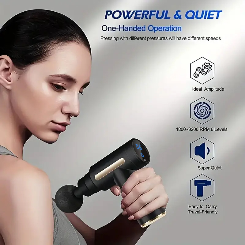 مسدس تدليك لفافة صغير محمول ،  - مراجعة Health Wellness وسعره