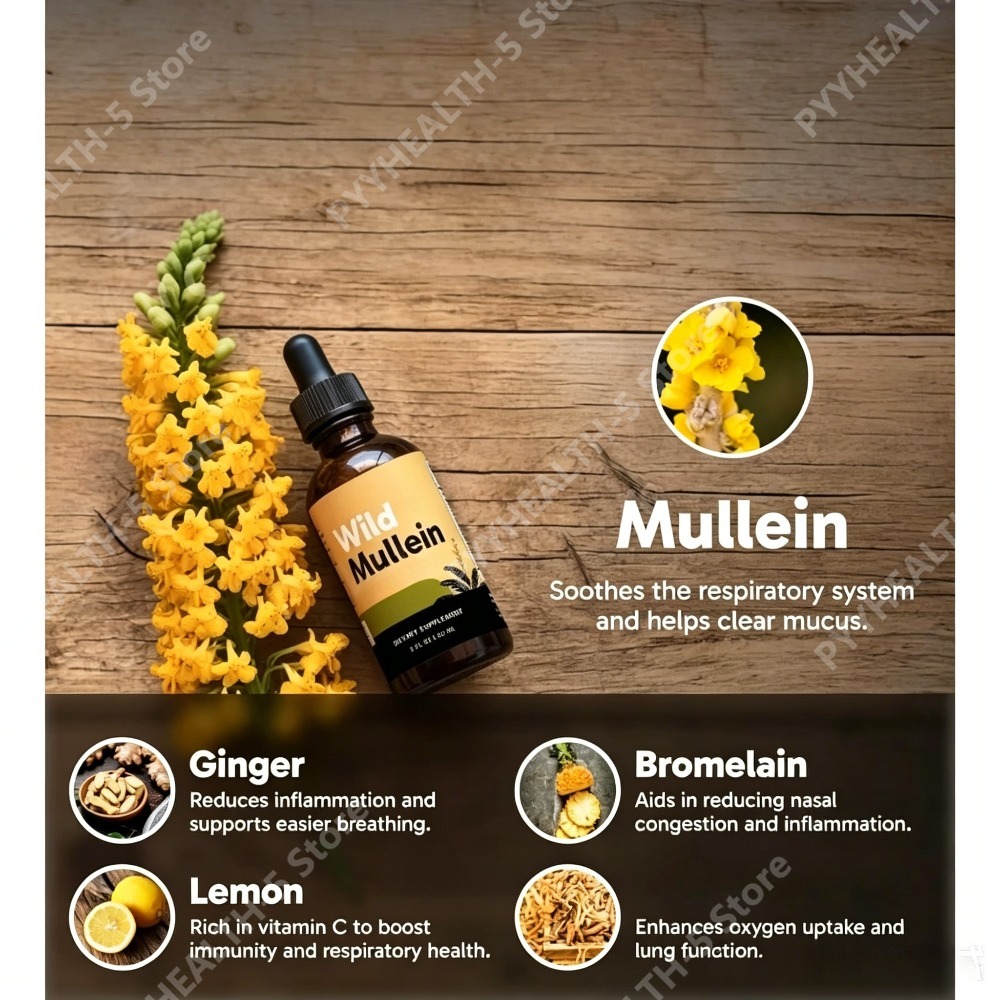 قطرات أوراق المولين البري مع ا - مراجعة Herbal Supplement وسعره