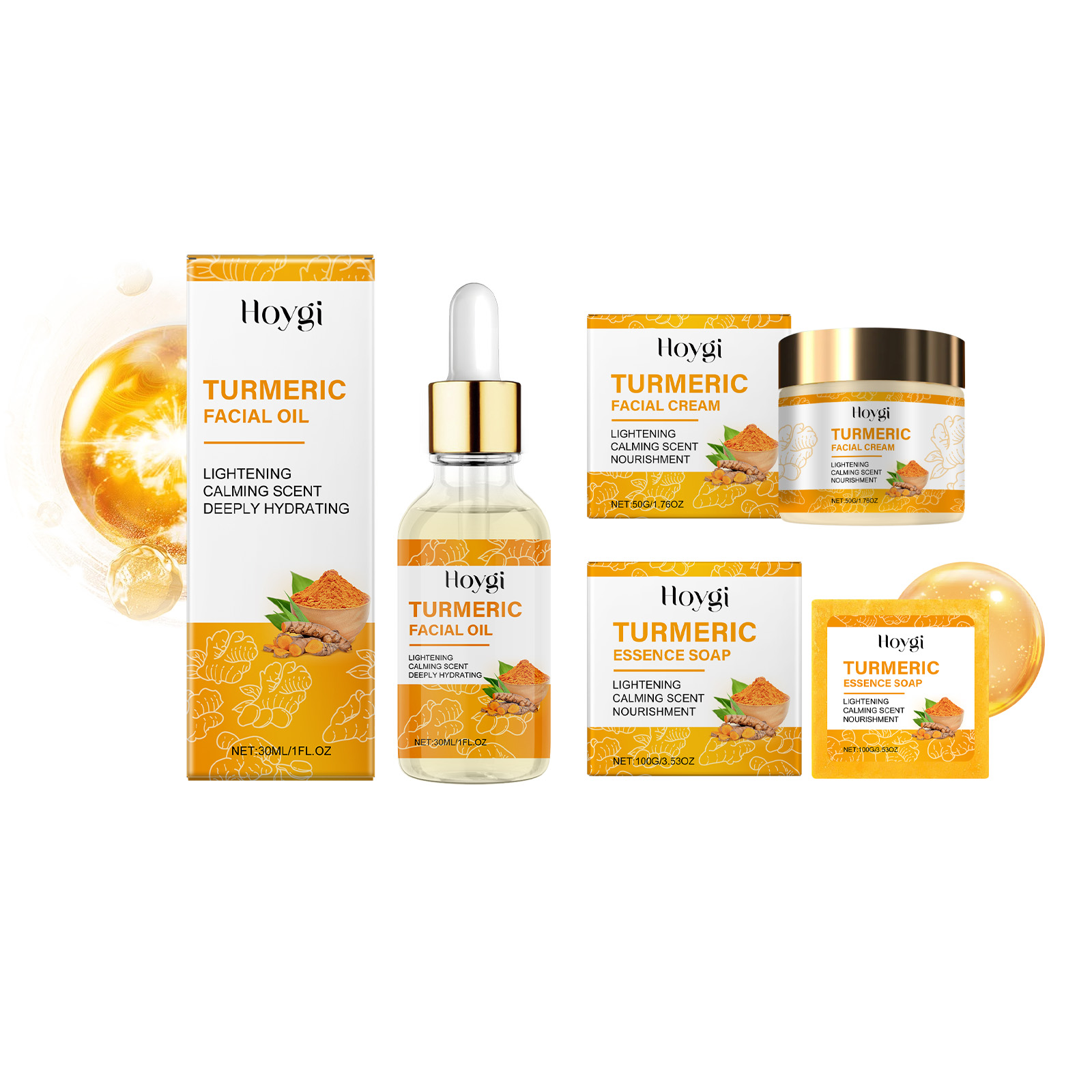 الكركم العناية بالبشرة مجموعة  - مراجعة Turmeric وسعره